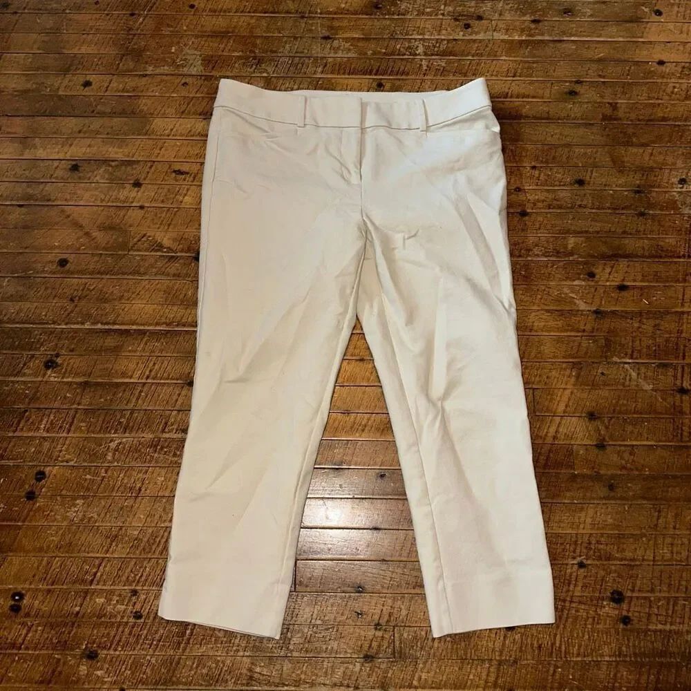 Loft tan business casual Riviera 8P minimalist slacks